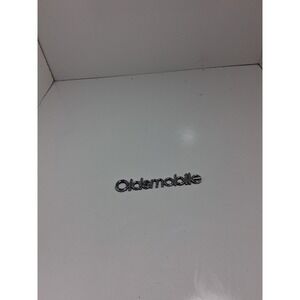 Vintage Oldsmobile Chrome Emblem Badge OEM Car Script Logo Classic GM Trim Part